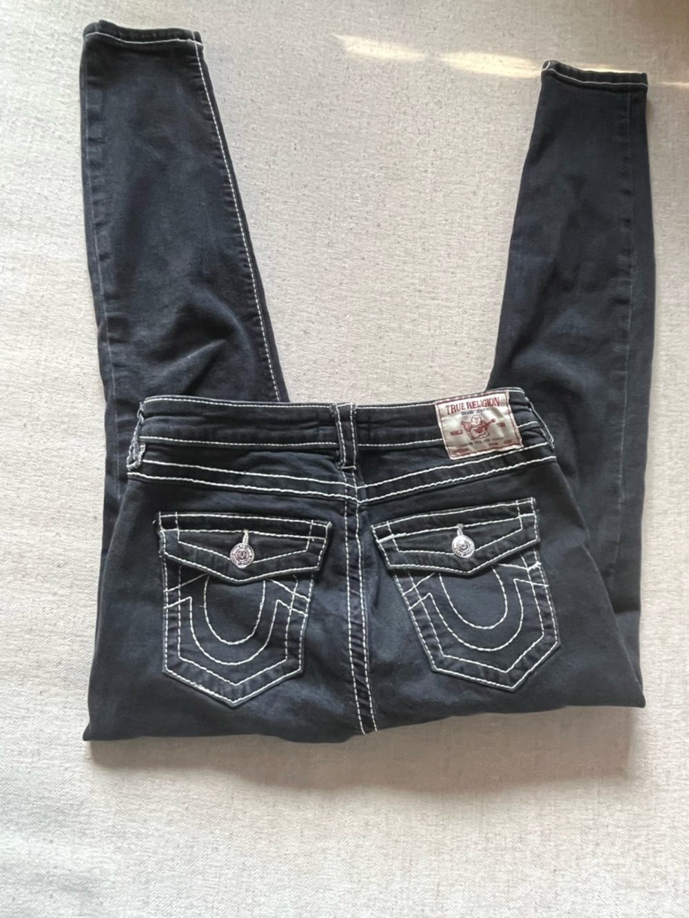 True Religion Jennie Curvey Mid Rise Super Skinny Women's Jeans 28/ 26.5 inseam - Picture 4 of 7